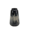 Sagebrook Home Ceramic 9.5" Vase, Black/Bluemix