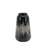 Sagebrook Home Ceramic 9.5" Vase, Black/Bluemix