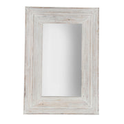 Sagebrook Home Wood Frame 24 X 36`` Wall Mirror, Antique White Wb