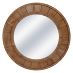 Sagebrook Home 14099-04 28" Wood Frame Wall Mirror, Brown Wb