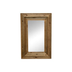 Sagebrook Home 14099-05 24" x 36" Wood Frame Wall Mirror, Brown Wb