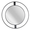 Sagebrook Home Metal Frame 36`` Wall Mirror, Black Wb