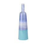Sagebrook Home 14148-04 18" Ceramic Bottle Vase, Bluemix