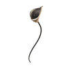 Sagebrook Home Aluminium 26`` Calla Lily Flower W/Iron Stem , Gold