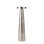 Sagebrook Home 14169-02 21" Aluminum Pillar Holder, Silver