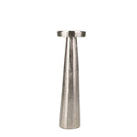 Sagebrook Home 14169-03 19" Aluminum Pillar Holder, Silver