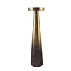 Sagebrook Home 14169-05 21" Aluminum Pillar Holder, Ombre Gold/ Brown