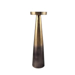 Sagebrook Home 14169-06 19" Aluminum Pillar Holder, Ombre Gold/Brown