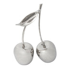 Sagebrook Home Aluminum 12" Cherry Decoration,Silver