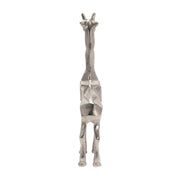Sagebrook Home Silver Aluminum Standing Giraffe, 15