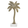 Sagebrook Home 14228-01 16" Aluminum Palm Tree Decoration, Brass Ant