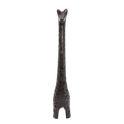 Sagebrook Home Aluminum 16`` Giraffe Sculpture, Dark Bronze