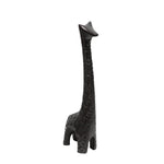 Sagebrook Home Aluminum 12" Giraffe Sculpture, Dark Bronze
