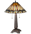 Meyda Lighting 143147 24"H Prairie Delta Table Lamp