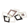 Sagebrook Home Metal 36`` Geometric Wall Decor, Multi, Wb