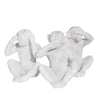 Sagebrook Home Set of 3 Resin 10" Monkey See No/Say No/Hear No Figurin