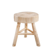 Sagebrook Home Wooden 15.75`` Stool, Natural