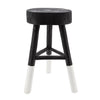 Sagebrook Home Wooden 22`` 2-Tone Stool,  Black