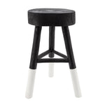 Sagebrook Home Wooden 22`` 2-Tone Stool,  Black