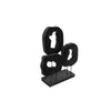 Sagebrook Home Wood 23.5`` Cut Log Table Top Decoration, Black