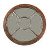 Sagebrook Home Wood Frame 30`` Wall Mirror, Brown, Wb
