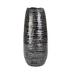 Sagebrook Home Ceramic 16`` Cone Vase, Black