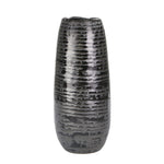 Sagebrook Home Ceramic 16`` Cone Vase, Black