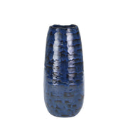Sagebrook Home Ceramic 13.25`` Cone Vase, Blue