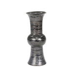 Sagebrook Home Ceramic 12.5`` Trumpet Vase, Gray