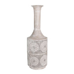 Sagebrook Home 14427-01 24" Metal Textured Vase, White