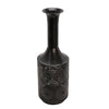 Sagebrook Home Metal 24" Textured Vase, Black