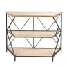 Sagebrook Home Wood / Metal 44`` 3 Tiered Shelf Unit, Brown
