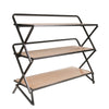 Sagebrook Home Wood / Metal 42`` 3 Tiered Shelf Unit, Brown