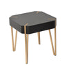 Sagebrook Home Wooden 20`` Side Table, Black -Kd