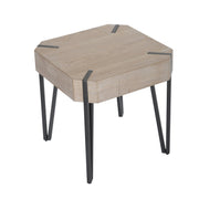 Sagebrook Home Wooden 20`` Accent Table, Beige Kd