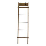 Sagebrook Home Wood / Metal 76`` Ladder, Brown