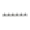 Sagebrook Home Ec, Wood / Iron 39`` 6 Hook Wall Hanger, White