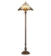 Meyda Lighting 144409 63"H Shell with Jewels Floor Lamp