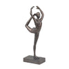 Sagebrook Home 14444 12" Resin Ballerina, Rust