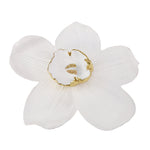 Sagebrook Home Resin 22" Orchid Wall Hanger,White