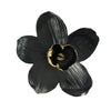 Sagebrook Home Resin 18`` Orchid Wall Hanger,Black/Gold