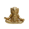 Sagebrook Home 14452-01 8" Polyresin Meditating Elephant, Gold