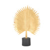 Sagebrook Home Polyresin 17`` Palm Leaf Decoration, Gold