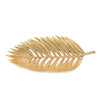 Sagebrook Home Polyresin 14`` Palm Leaf Decoration, Gold