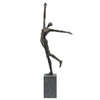 Sagebrook Home Resin 20`` Gymnast, Bronze