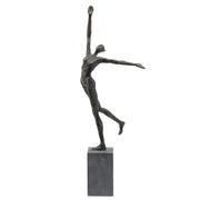 Sagebrook Home Resin 20`` Gymnast, Bronze
