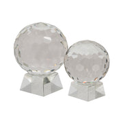 Sagebrook Home Crystal Orb On Base 6``