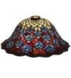 Meyda Lighting 14475 16"W Tiffany Peacock Feather Lamp Shade