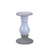 Sagebrook Home Ceramic 8`` Candle Holder, Blue