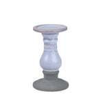 Sagebrook Home Ceramic 8`` Candle Holder, Blue